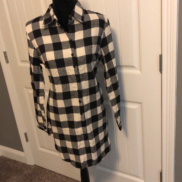 🌴5 for $25 🌴 NWT Buffalo Check Plaid Dress - Picture 6 of 8